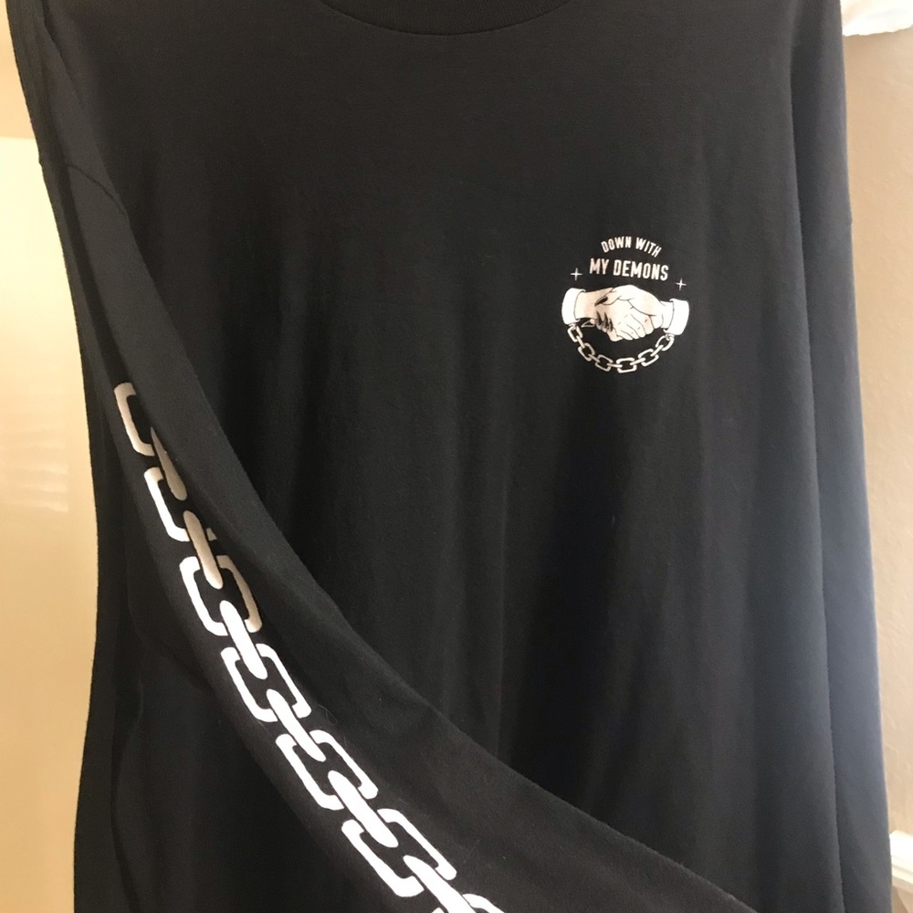 Sketchy Tank Down With My Demons longsleeve